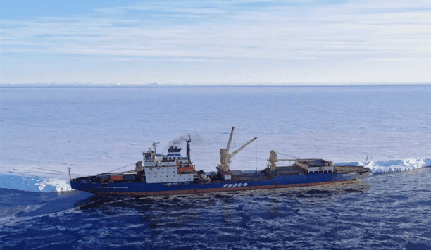 FESCO vessel finished the Antarctic expedition 2020 delivering cargo to research stations