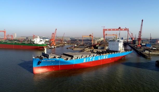 SITC International successfully delivered the new 2400TEU container ship "SITC Kagayan" in Yangzijiang Shipbuilding Industry