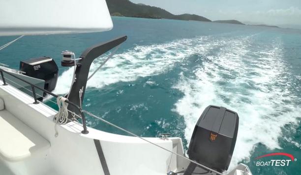 BoatTEST tests Sharrow propellers on a twin OXE300's installation on a catamaran