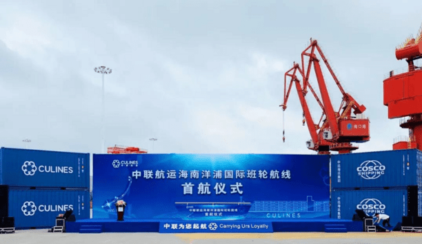 CULines launches China-Vietnam international container liner route in Yangpu, Hainan