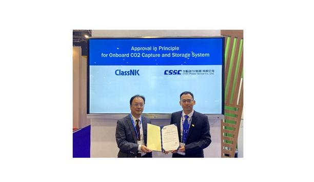 ClassNK issues Approval in Principle (AiP) for Onboard CO2 Capture and Storage (OCCS) System, developed by CSPI under CSSC Power