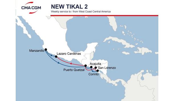 CMA CGM to launch NEW TIKAL 2 service, offering optimised connections from/to West Coast Central America