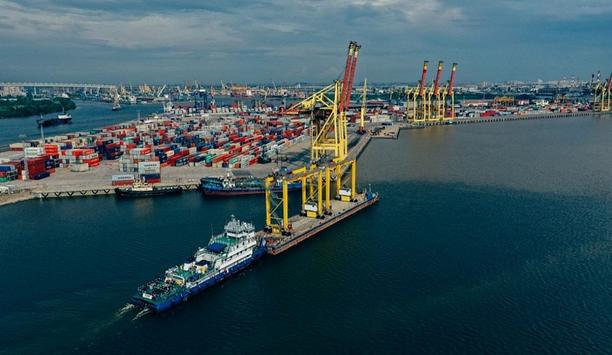 FESCO moved six Konecranes rubber tyred gantry cranes (Е-RTG) between Global Ports terminals