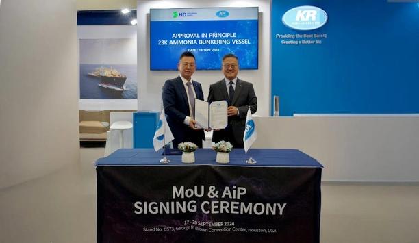 HD HMD's LNG bunkering vessel receives KR approval