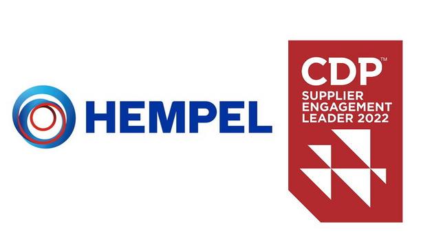 Hempel recognised as a supplier engagement leader by CDP for environmental action across its supply chain