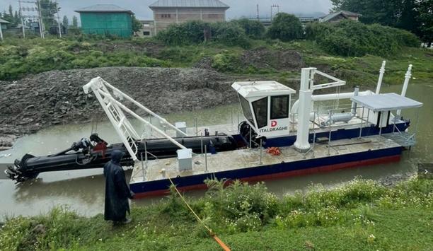 Italdraghe SpA announces the commissioning of the first of two 10″ dredgers supplied to the Indian Government