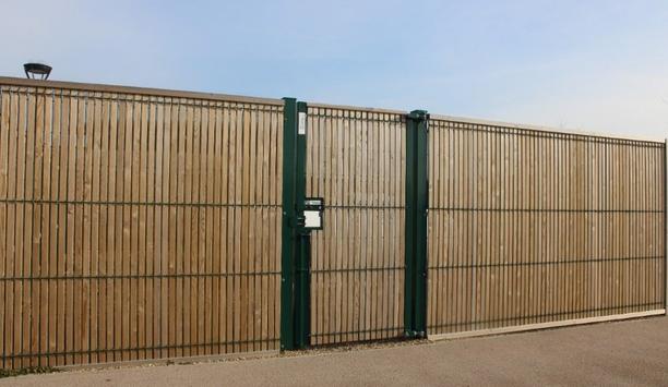 Jacksons Fencing provides privacy mesh fencing to create a gas storage compound on Dover seafront