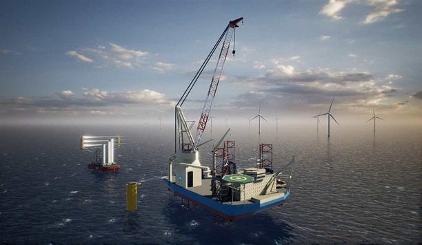 Kongsberg's integrated wind installation vessel technology chosen by Sembcorp