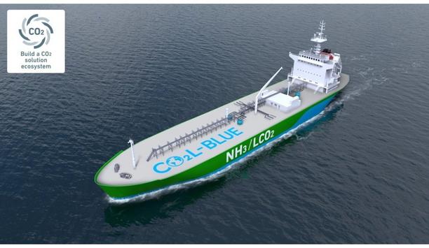 Mitsubishi Shipbuilding announces the company has completed a conceptual study for the design of an Ammonia/Liquefied LCO2 carrier