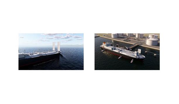 MOL and Hanwha Ocean's wind-assisted LNG carrier approved