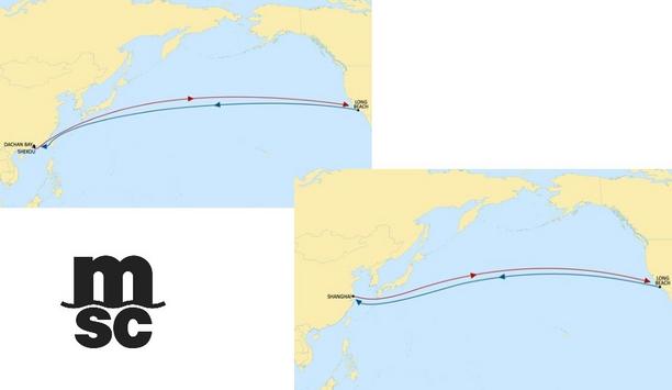 MSC launches new shuttle transpacific services connecting China and Long Beach