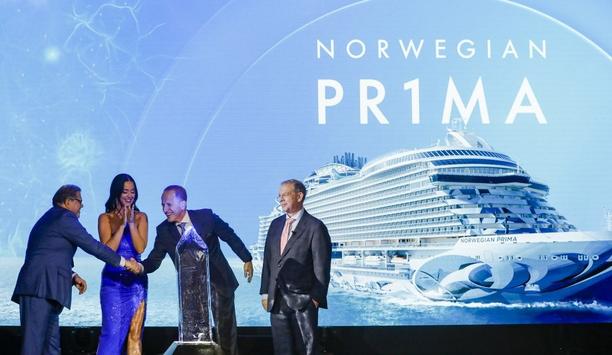 Norwegian Cruise Line christened their newest ship Norwegian Prima in Reykjavík, Iceland