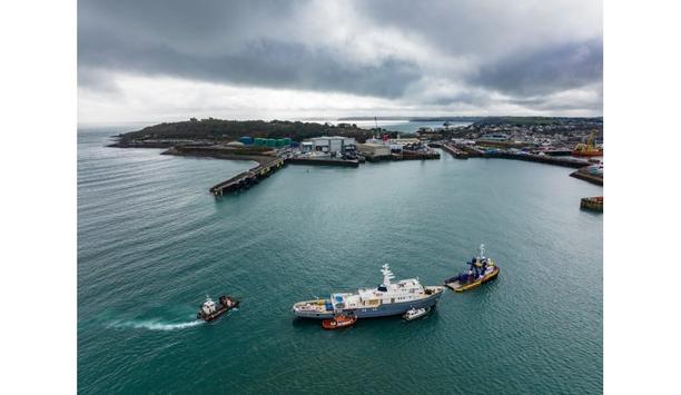 Pendennis announces the arrival of the 58m expedition yacht Seawolf to their UK headquarters in Falmouth