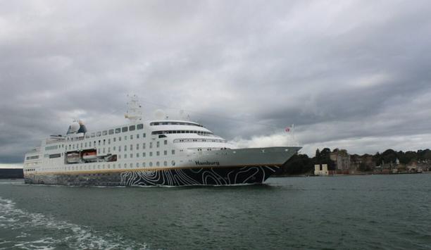 MS Hamburg cruise vessel's maiden call at Port of Poole