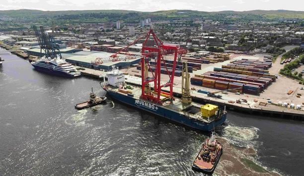 Port of Greenock welcomes first of two £25 million cranes
