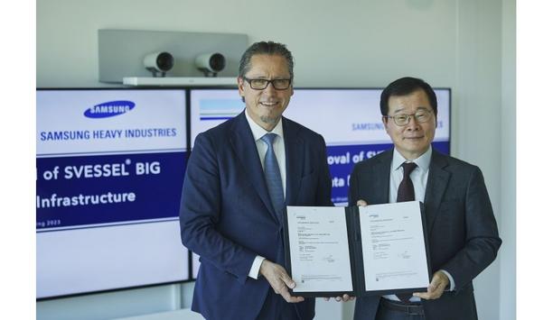Samsung Heavy Industries becomes shipyard to receive DNV's D-INF(S) type approval for SVESSEL® BIG data collection system
