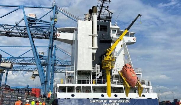Rotterdam Shortsea Terminals and Samskip in partnership with the Port of Rotterdam Authority implement shore-based power installation
