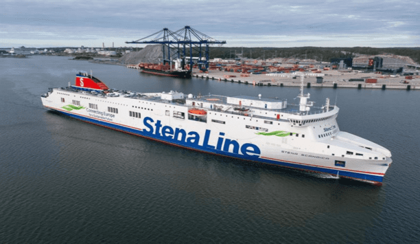 Stena Scandica By Stena Line Now Safely At Port In Nynäshamn