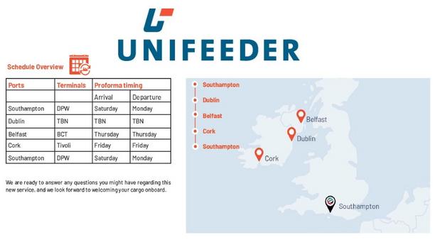 Unifeeder is expanding adding the Irish sea