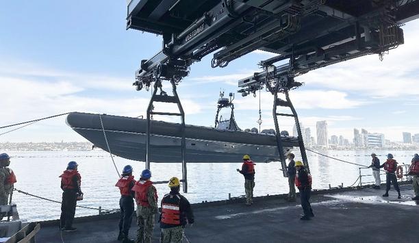 Vestdavit training ensures boat handling on US Navy ship is in safe hands
