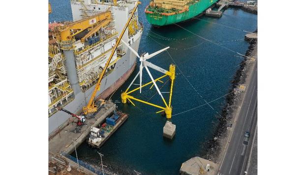 X1 Wind completes rotor assembly for pioneering ‘downwind’ floating platform