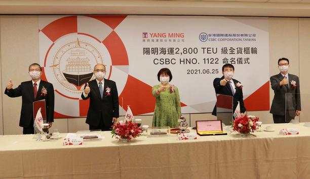 Yang Ming celebrated the naming of its 2,800 TEU class full container vessel, YM Continuity