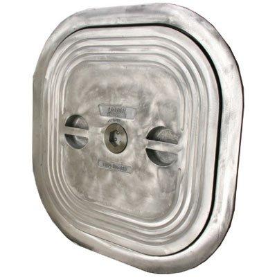 Baier Marine BFHLP24X24A/SS Aluminum/Stainless Steel Watertight Hatch - Square 24" X 24"