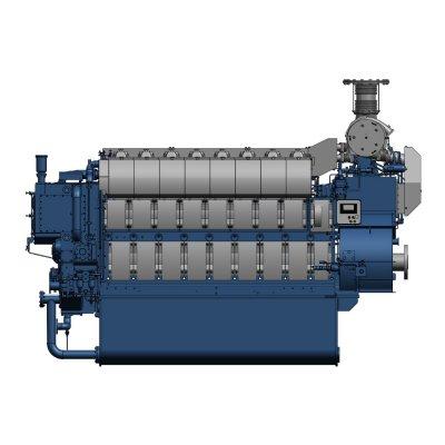 Hyundai Heavy Industries 8H21/32P marine propulsion engine