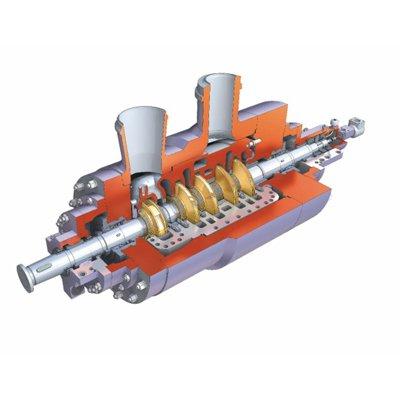 Hyundai Heavy Industries HMBA Double Case with Axial-split Volute-type Multi-stage Pump