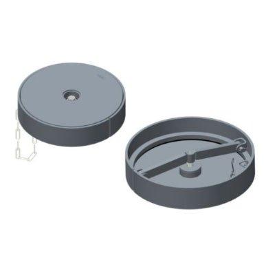 Baier Marine UMC-301-22 Raised 22" Round Single Bolt Watertight Hatch