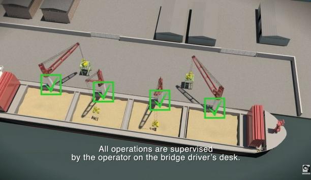 MacGregor explains the working of their Autonomous Discharging Crane