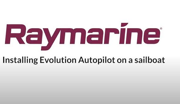 Raymarine shows installating evolution autopilot on a sailboat